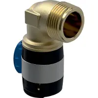 Geberit FlowFit bøjning 90°, 20 mm x 1/2, blyfri rødgods