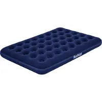 Bestway Oppblåsbar Flocked Madrass 191x137x22 Cm