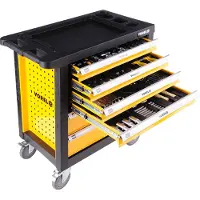VOREL 58540, Rustfritt stål, Oransje, Kulelagerbaserte teleskopskinner, 150 kg, 45 kg, 25 kg