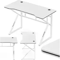 Huzaro Hero 1.6 gamingbord hvit 120x60 cm