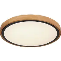 Globo Bruno LED-taklampe med treramme CCT Ø 30 cm