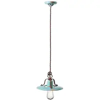 FERROLUCE Giorgia vintage pendellampe i turkis