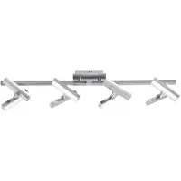 JUST LIGHT Praktisk LED-taklampe Rico, 8-arm.