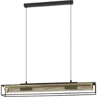 Eglo NOHALES langbordslampe L1120 4xE27 sort/guldbelagt