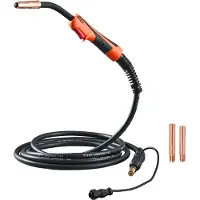 Vevor 250Amp MIG-sveisepistol med 4,5 m kabel, kompatibel med LincoIn Power MlG 200, 215, 216, 255 og Wire-Matic 255 sveiseapparater, egnet for 0,035" og 0,045" sveisetråder