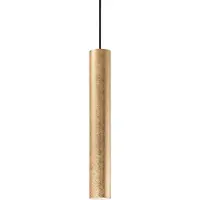 Ideal Lux hengelampe Look, gullfarget, Ø 6 cm, metall
