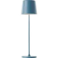 Brilliant Kaami LED-bordlampe, dimbar, lyseblå