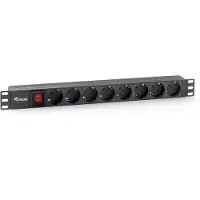 Equip 8-veis Strømskinne For Rack 1.8 M 3500w