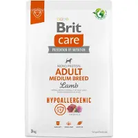 Brit Care Hypoallergenic tørrfôr til voksen hund, mellomstore raser, lam 12 kg