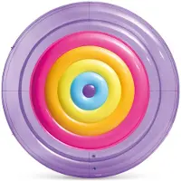 Intex Rainbow Fiesta Beach Ø201cm Luftmadrass For Basseng