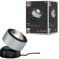 Paulmann LED-bordlampe Aldan, aluminium, 10 cm, dimbar