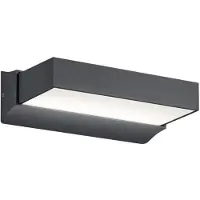 TRIO Utendørs LED-vegglampe Cuando, up/down