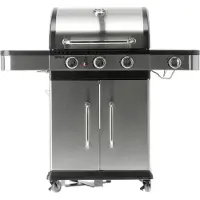 YATO gasgrill 3+1 rustfri stål 11,2 kW