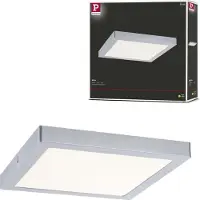 Paulmann Abia, firkant, Tak, Overflatemontert, Kromfarget, Plast, IP20