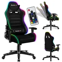 Huzaro Ranger 6.0 RGB, Universal gaming stol, 130 kg, Bøtte (vugge) sete, Polstret ryggstøtte, 100 cm, 160 cm
