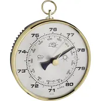 TFA-Dostmann TFA Dostmann analogt barometer med messingring barometer messing 29.4025.32 (29.4025.32)