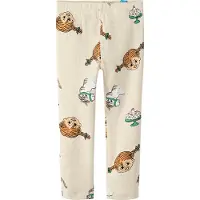 Name it Leggings - Rib - NmfSoca Pippi - Peyote-melange - - 4 år (104) - Leggings