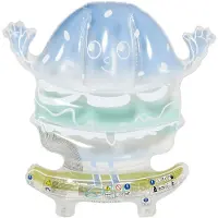 Sunnylife Luftmadrass - 156x158 cm - Burger Boy - Blue Lime - - OneSize - Badedyr