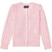 Ralph Lauren Cardigan - Strikk - Hint av Rosa - - 2 år (92) - Cardigan