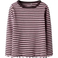 Name it Genser - Hullmønster - NmfBensa - Slim - Blackberry Wine - - 4 år (104) - Genser
