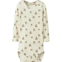 Name it Lil' Atelier Body I/e - Rib - NbnGavo - Turteldue/leketøy - - 2 år (92) - Langermet Body