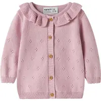 Name it Cardigan - Strikk - NbfDiame - Duftende Lilac - - 62 - Cardigan