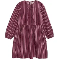 Creamie Kjoler - Dress Vevd Stripe - Knust Berry - - 10 år (140) - Kjole