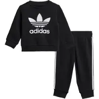 Adidas Originals Joggedress - Crew - Svart/Hvit - - 2 år (92) - Joggedress