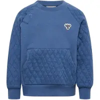 Hummel Collegegenser - HmlMini - Quiltet - Nederlandsk Blue - - 74 - Collegegenser