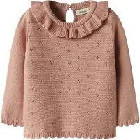 Lil´ Atelier Lil' Atelier Genser - Strikk/Hullmønster - NmfLaguna - Misty Ros - - 3 år (98) - Genser