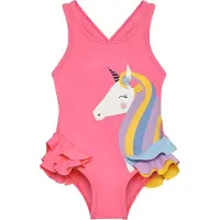 Color Kids Badedrakt - Rosa Limonade m. Enhjørning - - 2 år (92) - Badetøy