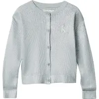 Calvin Klein Cardigan - Strikk - Coated - Sølv - - 16 år (176) - Cardigan