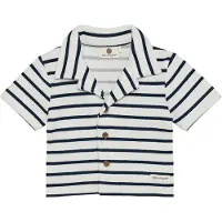 En fant Genser Sweat Stripet Medieval Blue (74 / 9 mnd)