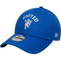 New Era Caps - 9Forty - Manchester United - Blå m. Logo - - 6-12 år (116-152) - Caps