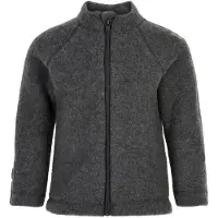 Mikk-Line Cardigan - Ull - Anthracite Melange - - 4 år (104) - Cardigan