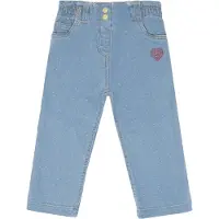 Hust & Claire Theresa Prikkete Denim Bukse Blue Denim (116 / 6 år)