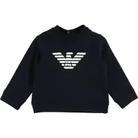 Emporio Armani Collegegenser - Navy m. Logo - - 18 md - Collegegenser