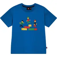 Lego Wear T-skjorte - LWAffy 706 - Blå m. Trykk - - 4 år (104) - T-skjorte