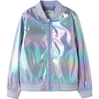 Name it Bomber Jakke - NmfMolina - Lavender Glans - - 12 år (152) - Overgangsjakke