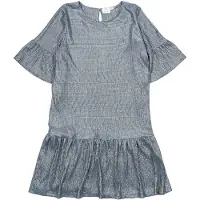 The New Kjole - TnLeah - Ashley Blue/Gold - - 13-14 år (158-164) - Kjole