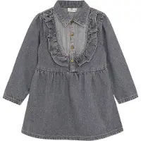 En fant Kjole - Light Grey Denim - - 5 år (110) - Kjole