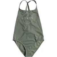 Roxy Badedrakt - Basic Active One Piece - Agave Green - - 6 år (116) - Badetøy