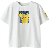 Name It Kids T-skjorte - NkmJeb Noos - Pokémon - Bright White - - 9-10 år (134-140) - T-skjorte