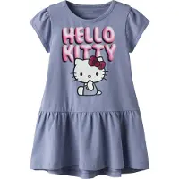 Name it Kjole - NmfFidi - Hello Kitty - Purple Inntrykk - - 2 år (92) - Kjole