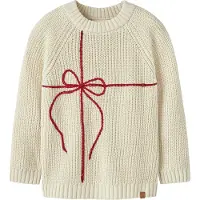 Lil´ Atelier Lil' Atelier Genser - Strikk - NmnEmlen - Turtldove - - 6 år (116) - Genser