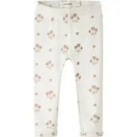 Lil´ Atelier Lil' Atelier Leggings - Blonder - NbfLayo - Coconut Melk/Flower - - 62 - Leggings