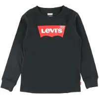 Levi's Genser - Flaggermusvinge - Svart m. Logo - - 5 år (110) - Genser