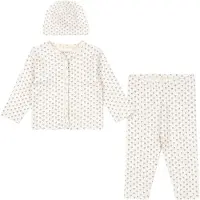 Fanga Fontana Sett - Cardigan/Leggings/Lue - Bello - Punto Blue - - 6 md - Cardigan
