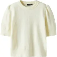 LMTD T-skjorte - Strikk - NlfLodet - Antique White - - 9-10 år (134-140) - T-skjorte
