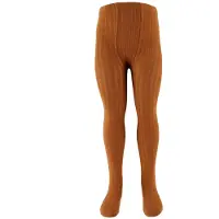 Condor Strømpebukser - Rib - Camel - - 7-8 år (122-128) - Strømpebukser